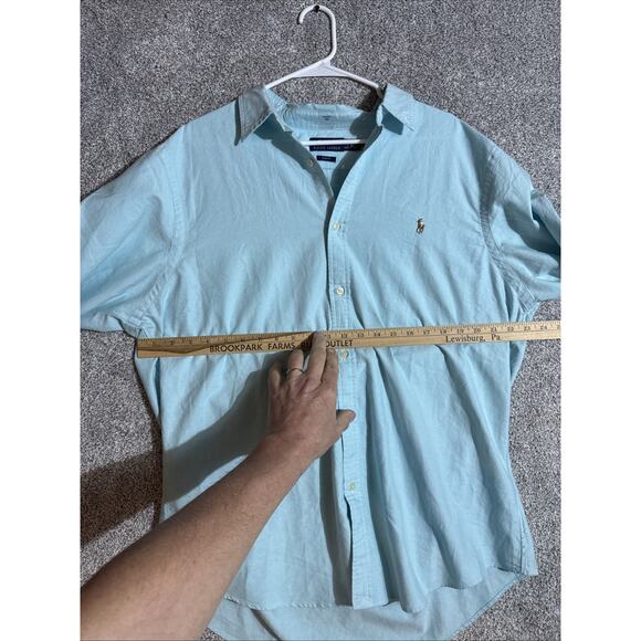 Polo Ralph Lauren Oxford Button Down Shirt Mens XXL Slim Fit Preppy Ivy League - Picture 5 of 9